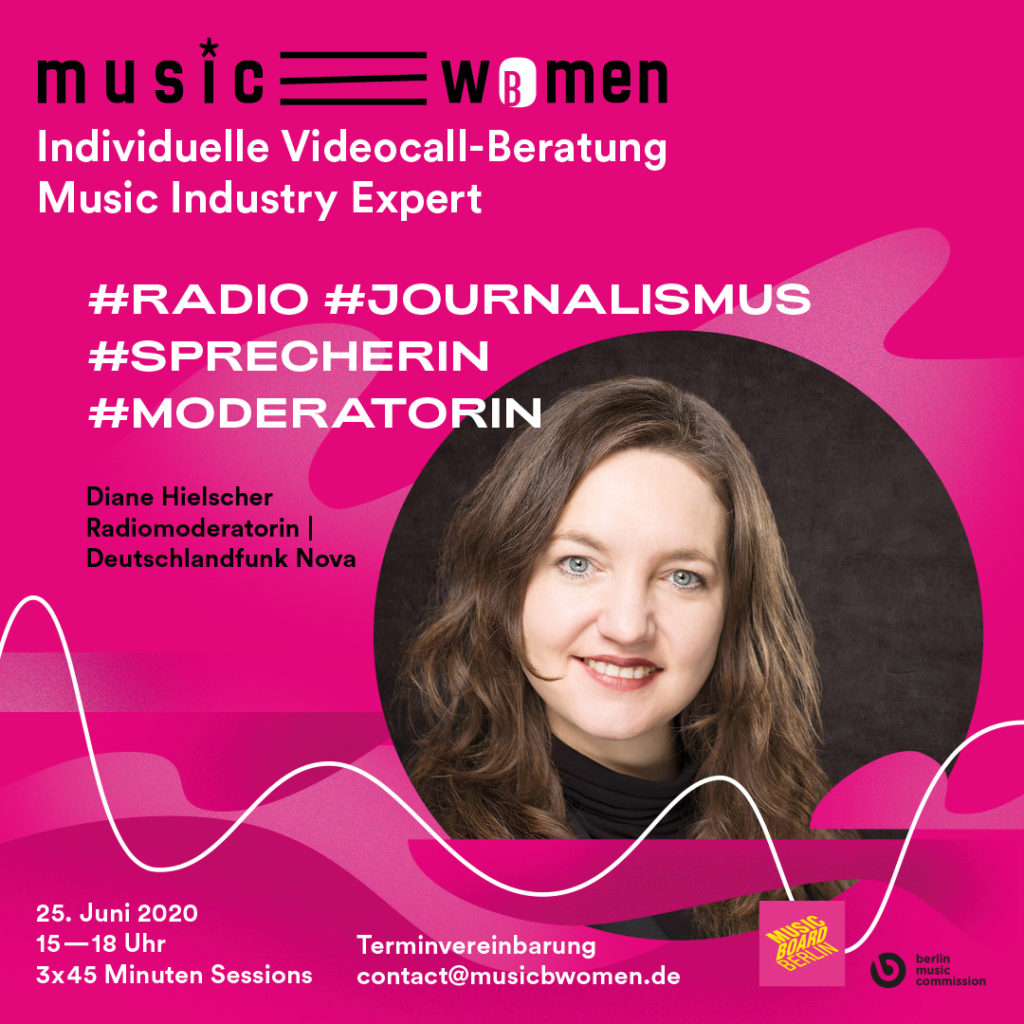 Individual consultation – Music Industry Expert w/ Diane Hielscher
