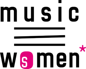 Music S Women* Logo in schwarz und pink